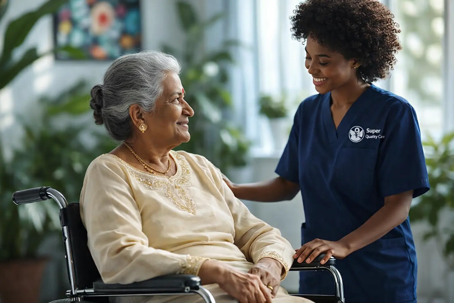 indian age care worker